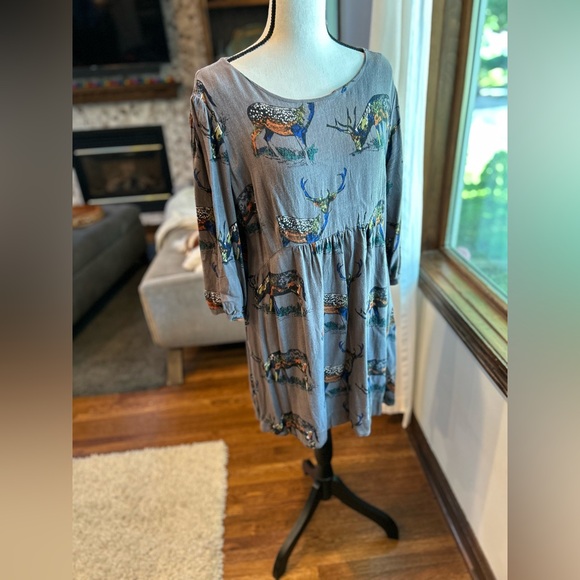 Boden deer print tunic - Picture 2 of 9